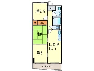 コンフォールの物件間取画像